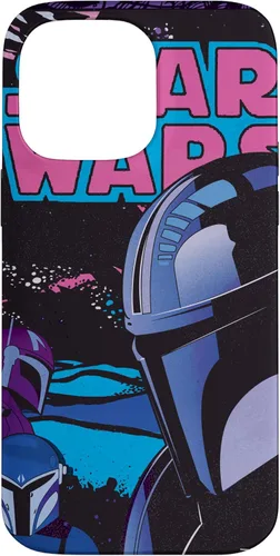 Miniatura 21 de Carcasa de cómic retro para iPhone 16 Star Wars The Mandalorian Bounty Hunters