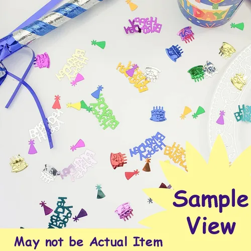 Miniatura 8 de Confetti Year 2024 Negro, Azul Royal Combo - 2 bolsas de media onza (1 oz)