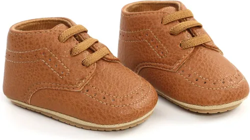 Miniatura 4 de Zapatos para bebés niños y niñas, suela suave, mocasines Oxford, zapatos de cuna para recién nacidos, zapatos antideslizantes para uniforme de boda