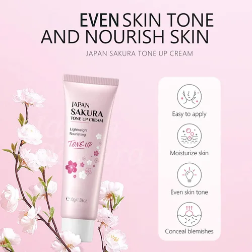 Miniatura 7 de Crema hidratante facial para tonificar, Sakura Essence Glow Crema hidratante facial de 1.06 onzas líquidas, piel seca y suave, ligera, nutritiva
