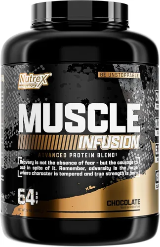 Miniatura 9 de Nutrex Research Proteína de suero de chocolate en polvo para hombres y mujeres, infusión aislada de suero con EAA y Hi BCAA Sports Nutrition