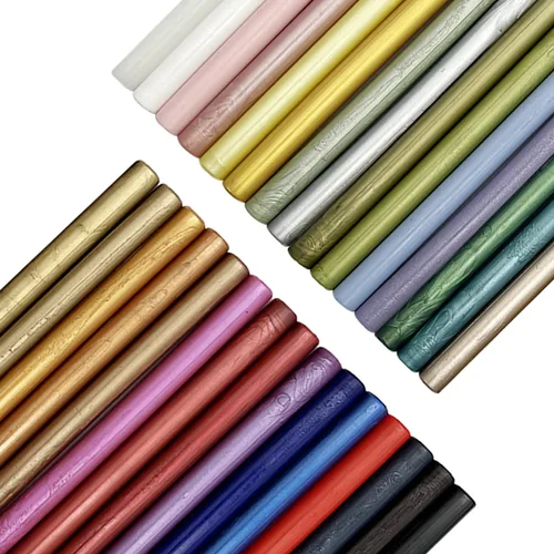 30 piezas de mini pistola de pegamento para sello de cera, ideal para tarjetas de Acción de Gracias, invitación de fiesta o boda, envoltura de