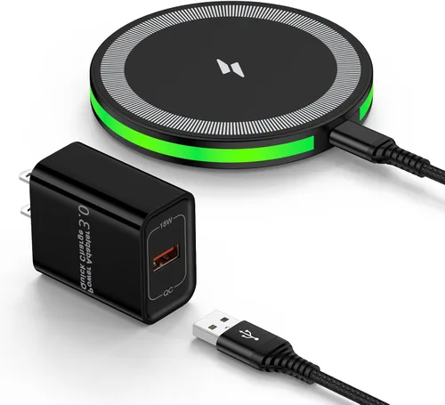 Miniatura 8 de Cargador inalámbrico para iPhone 17 16 Pro Max, almohadilla de carga rápida para iPhone 16e/17 Pro/Air/17/16/16 Plus/16 Pro/15/15 Pro Max/15 Plus/15