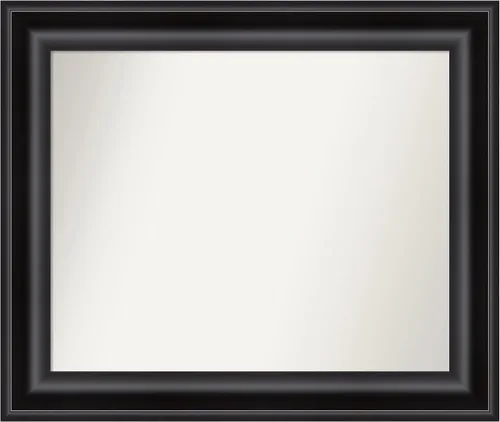 Miniatura 153 de Amanti Art Espejo personalizado, espejo de baño negro puente, espejo de pared o espejo de tocador de baño sobre el fregadero (26 x 26 pulgadas)