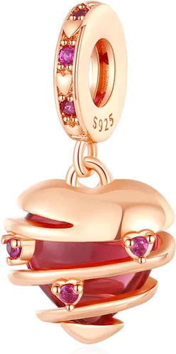 Miniatura 118 de Amufer S925 Charms for Women, compatible with Pandora Bracelets and Necklaces, Jewelry Gift