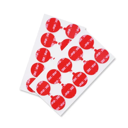 Miniatura 17 de 3M - Almohadillas adhesivas redondas de doble cara de diámetro de 1 pulgada, 20 unidades, 5925 cuadrados de cinta de montaje negra, almohadillas