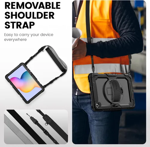 Miniatura 6 de Timecity Funda para Samsung Galaxy Tab S6 Lite de 10.4 pulgadas 2024/2022/2020 (SM-P620/P610/P613/P615), funda protectora duradera y resistente