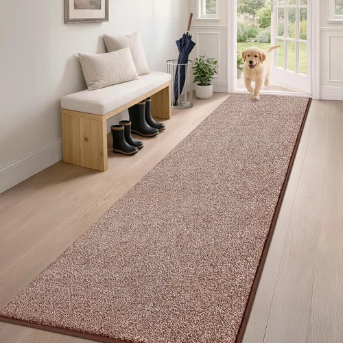 Miniatura 69 de PURRUGS Alfombra de área de fácil cuidado de 4 x 6 pies, antideslizante, lavable a máquina, tapete para puerta de perro, resistente a las manchas