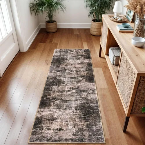 Miniatura 841 de IOHOUZE Alfombra abstracta lavable de 3 x 12 pies para pasillos, antideslizante para cocina, camino de entrada de lana sintética para interiores