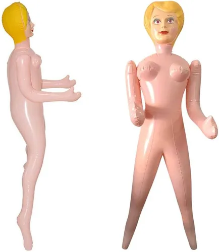 Miniatura 4 de Muñeca inflable de 59 pulgadas, muñeca de maniquí inflable de cuerpo completo, decoración de Halloween para chicos, para fiestas de adultos, bromas