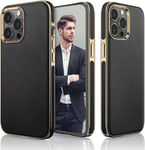 Miniatura 13 de LOHASIC Funda de piel diseñada para iPhone 13, funda clásica de lujo, suave, antiarañazos, a prueba de golpes, compatible con iPhone 13 de 6.1
