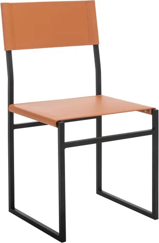 Miniatura 12 de SAFAVIEH Home Collection Layne Silla de comedor negra para sala de estar (totalmente montada)