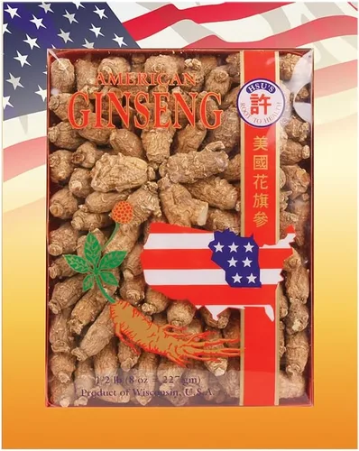Miniatura 8 de Hsu's SKU 110-4 Corto extra grande Ginseng americano cultivado de Wisconsin directamente de jardines de ginseng Caja de 4 onzas, B005HSX9VM
