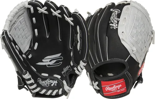 Miniatura 27 de Rawlings Guante de béisbol y sóftbol Sure Catch Modelos de T-Ball, para jóvenes y adultos recreativos Múltiples tallas y estilos