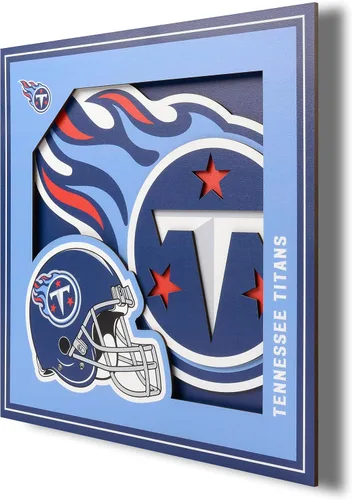 Miniatura 30 de YouTheFan Arte de pared de la serie de logotipos 3D con licencia oficial de la NFL, hecho de múltiples capas, listo para colgar en la pared, diseño