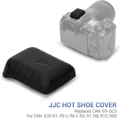 Miniatura 2 de JJC Cubierta de Zapata Caliente para Cámaras sin Espejo Canon EOS R50V R50 R1 R3 R5 Mark II R6 Mark II R7 R8 R10 con Zapata Multifunción, Diseño