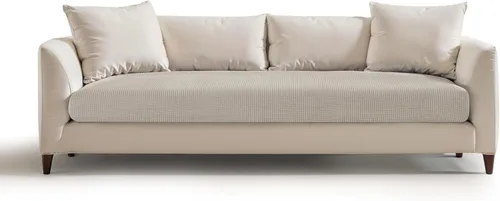 Miniatura 72 de SUBRTEX Funda Deslizable para Sofá RV de Múltiples Asientos Fundas Protectoras Loveseat Elástica Duradera Sofá Spandex Elástico Protector de Muebles