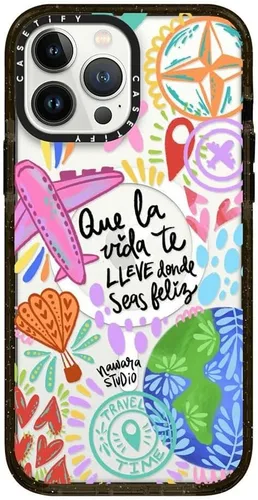 Miniatura 127 de Funda Impact de CASETiFY para iPhone 13 Pro Max con Magsafe - Estuche Claro Cuento de Invierno - Claro Negro Estuche transparente Winter Tale