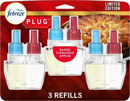 Miniatura 16 de Febreze Fade Defy PLUG - Ambientador antiolor para eliminar olores, Downy April Fresh, Gain Original, Linen & Sky, (3) recargas de aceite perfumado