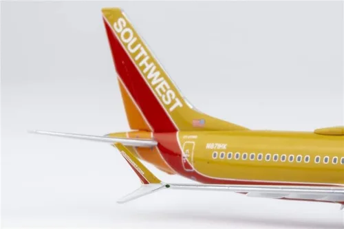 Miniatura 9 de Modelo NG Southwest Airlines para Boeing B737 MAX8 N871HK 1/400 DIECAST modelo preconstruido