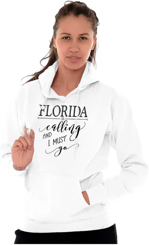 Miniatura 4 de Brisco Brands Sudadera con capucha Florida is Calling and I Must Go para mujer y hombre