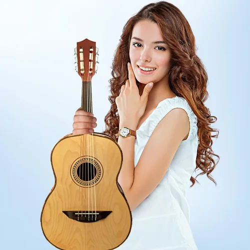 Miniatura 8 de H. Jimenez Guitarra de 6 cuerdas (LGTN2), negro