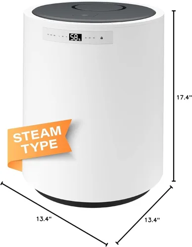 Miniatura 9 de Humidificadores para Habitación Grande, Y&O 10L (2.64Gal) Humidificador de Vapor para Toda la Casa para Plantas, Diseño Sin Filtro, Apagado