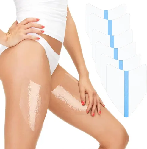 Adhesivos invisibles para el interior del muslo, almohadillas antifricción para la prevención de los muslos, cintas de muslo, parches transparentes