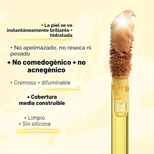 Miniatura 7 de Kosas Mini corrector revelador – maquillaje de cobertura media, oculta ojeras debajo de los ojos, manchas oscuras y manchas (tono 04)