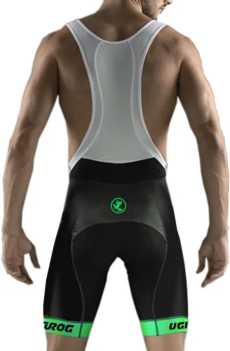 Miniatura 24 de UGLY FROG Designs - Pantalones cortos de ciclismo con pantalones cortos con peto, pantalones cortos de ciclismo Pro/BIP, acolchado 3D Coolmax