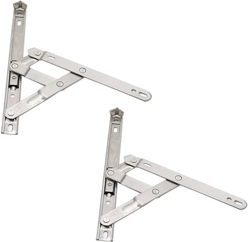 Miniatura 5 de Bisagras de ventana abatibles de acero inoxidable de 10 pulgadas, bisagras de fricción - 2 piezas