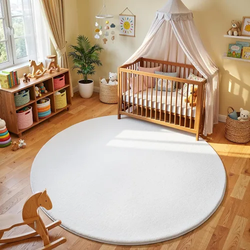 Miniatura 248 de Amearea Alfombras modernas para dormitorio, sala de estar, alfombra de espuma viscoelástica gruesa de 4 x 6 pies, alfombra de espuma viscoelástica