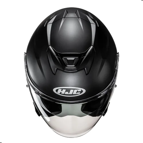Miniatura 4 de HJC i31 Casco de motocicleta de cara abierta, aprobado por DOT (negro semi plano, XXL)