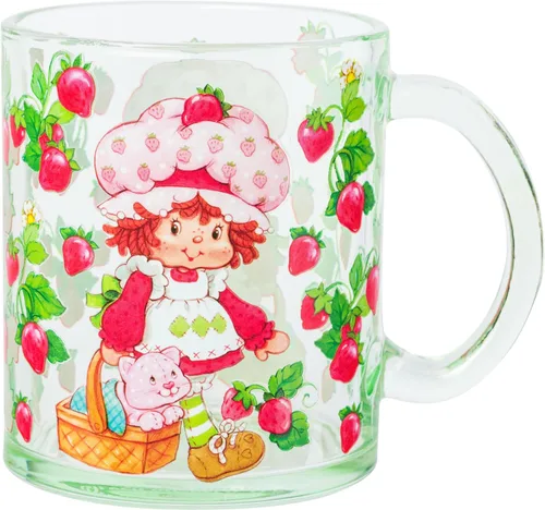 Miniatura 38 de Silver Buffalo Strawberry Shortcake Bake the World a Better Place - Taza ancha de cerámica con leche, 17 onzas