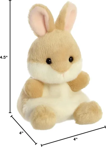 Miniatura 6 de Aurora® Adorable Palm Pals™ Ella Bunny™ Animal de Peluche - Divertido Peluche Coleccionable para Niños y Coleccionistas Adultos - Perfecto