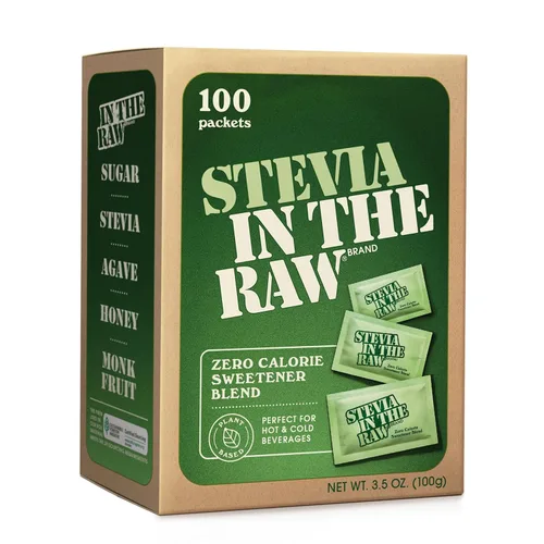 Miniatura 10 de Stevia In The Raw, Edulcorante sin calorías a base de plantas, sustituto del azúcar, edulcorante sin azúcar para café, bebidas calientes y frías