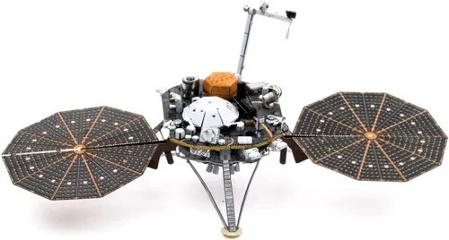 Miniatura 5 de Metal Earth Fascinations Insight Mars Lander 3D Kit de modelo de metal con pinzas