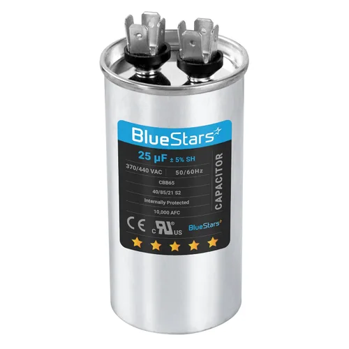 Miniatura 44 de [Listado UL] BlueStars 10 uF ± 5% MFD 370/440V CBB65 CBB65A Pieza de Repuesto de Capacitor de Arranque y Funcionamiento Ovalado - Capacitores