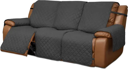 Miniatura 11 de Easy-Going Funda para Sillón Reclinable de Dos Plazas, Funda de Sofá Reversible para Sillón Reclinable Doble, Funda de Sofá Dividida para Cada