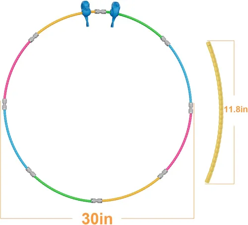 Miniatura 8 de Juguetes de piscina para niños, paquete de 2 anillos deportivos subacuáticos para niños, juegos de piscina ideales para niños y niñas de 5, 6, 7, 8