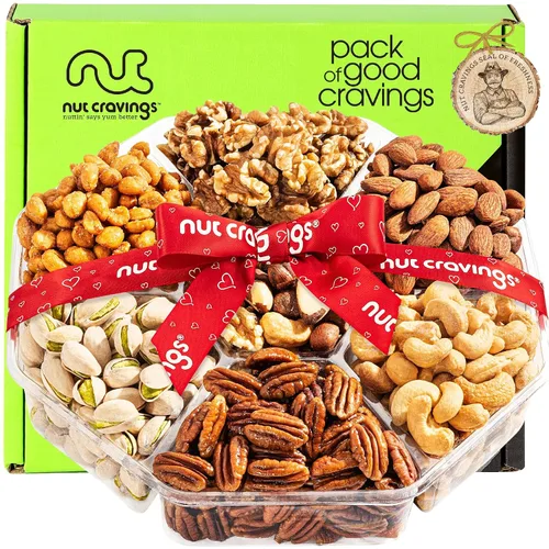 Miniatura 15 de Canastas para regalo de Pascua para adultos y niños, huevo lleno de dulces y conejito Plato con nueces gourmet (surtido de 7) Arreglo con golosinas