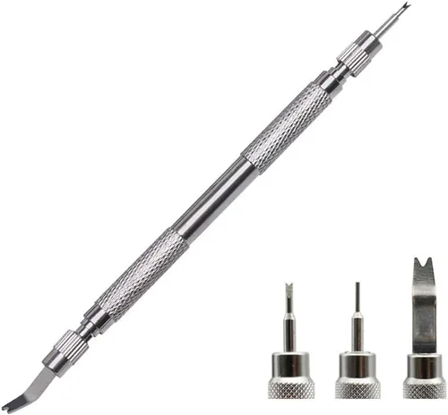 Miniatura 3 de Kit de herramientas de reparación de reloj de 5 piezas de barra de resorte para reemplazo de correa de reloj y juego de herramientas de pines