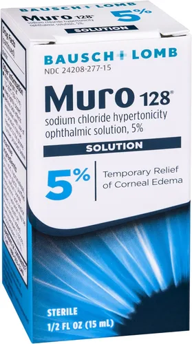 Miniatura 7 de Bausch & Lomb Muro 128 Solución 5% 0.5 fl oz (Paquete de 2)