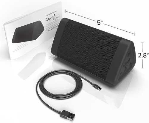 Miniatura 9 de Bocina de siguiente generación inalámbrica ultraportátil Bluetooth Angle 3 OontZ de Cambridge Soundworks: volumen más alto de 10 W+, más bajos