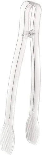 Pinzas desechables de plástico transparente para servir bufé de 7 pulgadas, mini pinzas para utensilios, pinzas de aperitivo, pinzas de cocina