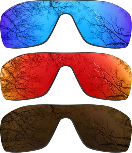Miniatura 7 de ToughAsNails 3 pares de lentes de repuesto polarizadas para Oakley Oil Rig Pack-BS25