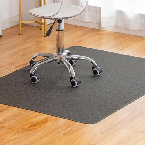 Miniatura 11 de Alfombrilla para silla de oficina para suelo de madera dura debajo del escritorio, alfombrilla para silla rodante de computadora para suelo