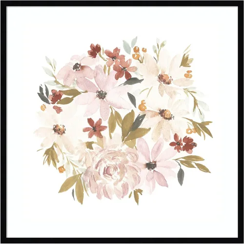 Miniatura 7 de Amanti Art Impresión artística enmarcada para pared (21 x 21) Arreglo rosa I de Amanda Cook, póster enmarcado para decoración de pared, sala