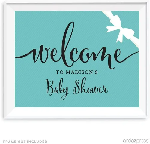 Miniatura 12 de Colección de Baby shower de Andaz Press Baby & Co., Banner Cards & Gifts, 1