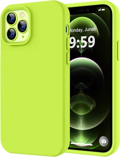 Miniatura 16 de LOVE 3000 Compatible con Funda para iPhone 15, [Cámara de Cobertura Completa de Silicona Suave] [Protección contra Caídas de 8 pies], Forro de Negro